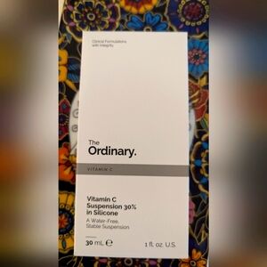 NIB THE ORDINARY VITAMIN C SUSPENSION 30% IN SILICONE 1 FL. OZ /30 ML WATER FREE